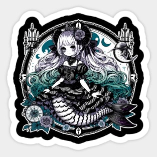 Mermaid Lolita Kawaii Goth Style Sticker